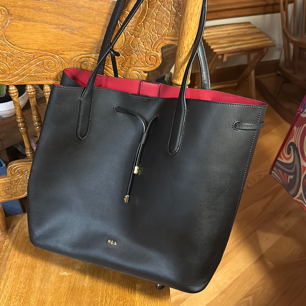 Lauren Ralph Lauren Dryden Diana Tote Black Gem